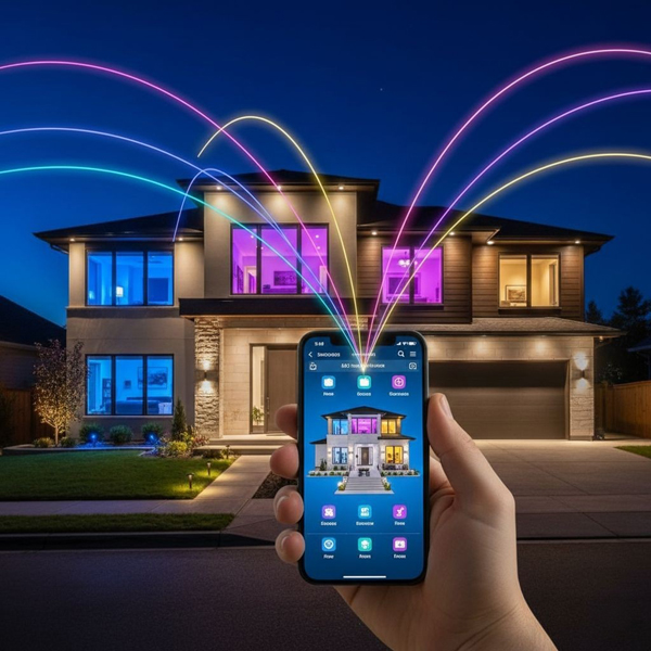 DALI lighting control protocol in a smart home